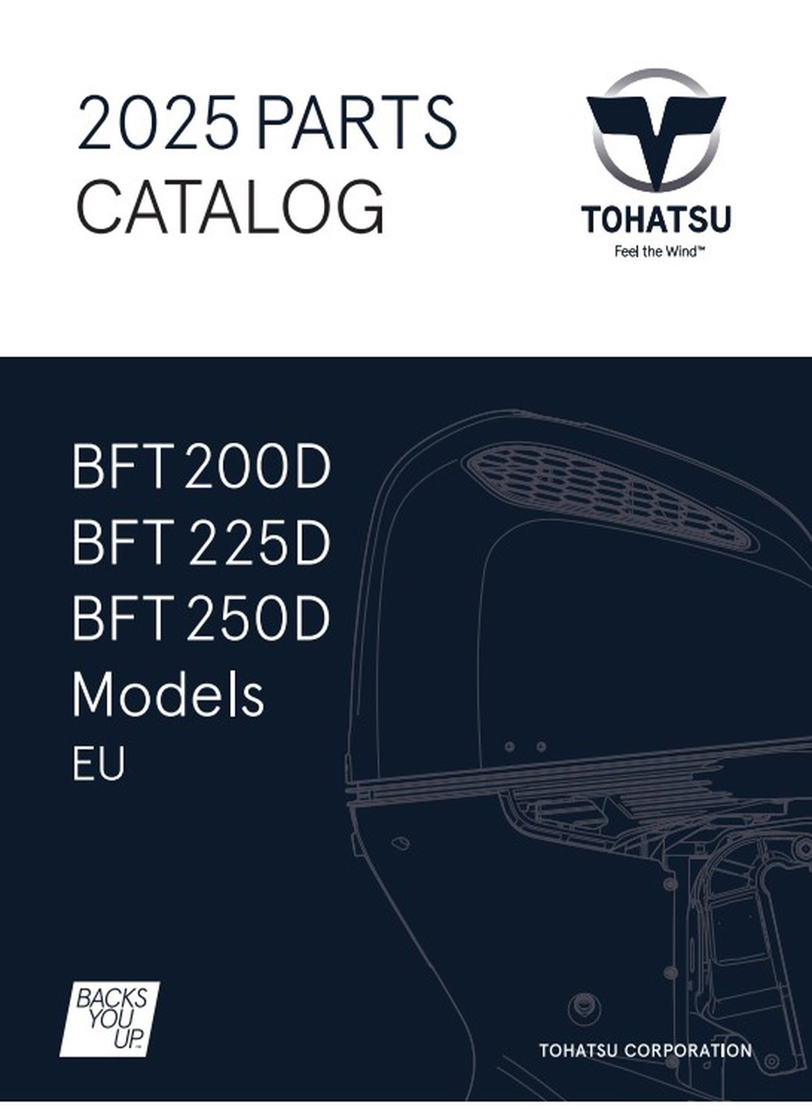 Tohatsu 2025-BFT200D-BFT225D-BFT250D catalogue cover